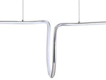 Ali 34.5" Dimmable Adjustable Integrated LED Metal Linear Pendant - JONATHAN Y